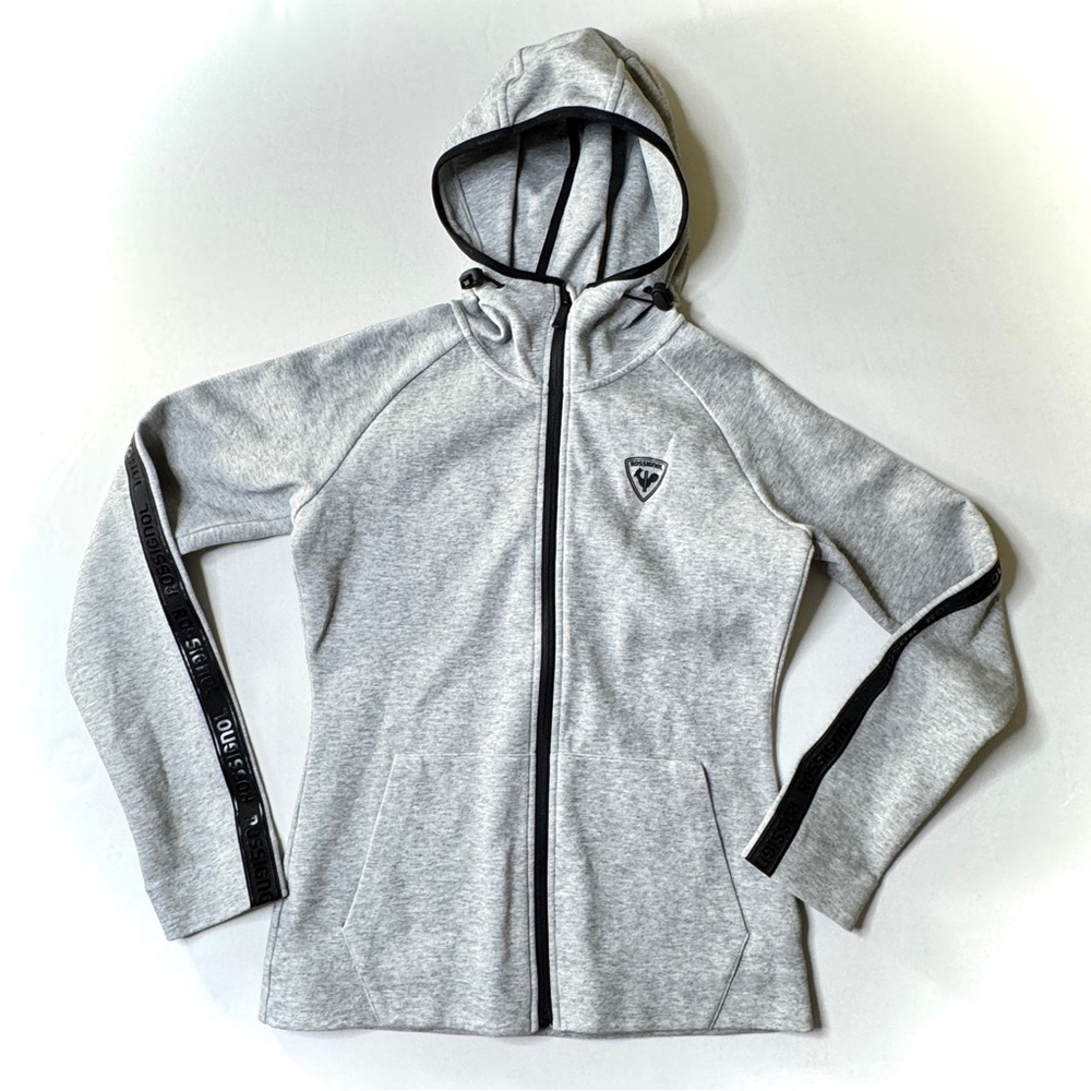 Rossignol gray full zip hoodie/S